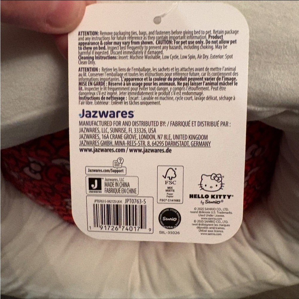 New Hello Kitty Sanrio Pet Bed Squishmallow style - Picture 11 of 11